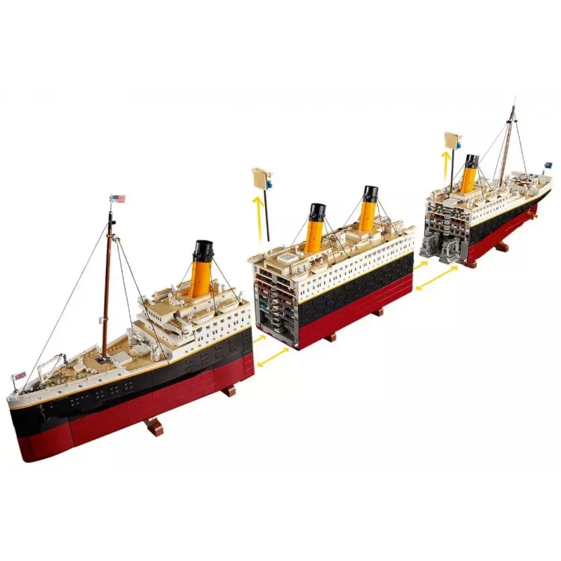 Set de construcción LEGO ICONS 10294 réplica del Titanic — 9.090 piezas, 18+