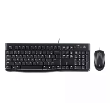 Conjunto de teclado y ratón Logitech Desktop MK120