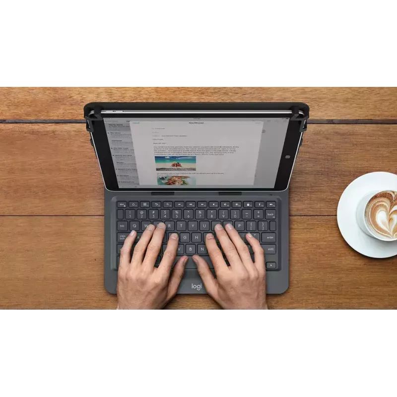 Funda con teclado Logitech Universal Folio 920-008340