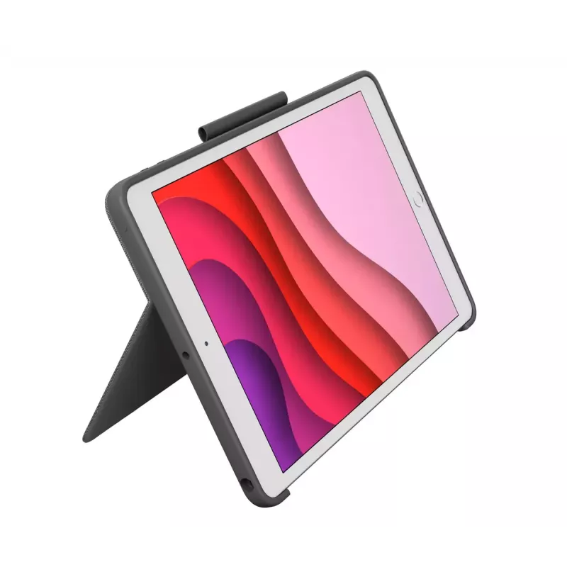 Funda con teclado Logitech Combo Touch para iPad 7.ª, 8.ª, 9.ª generación