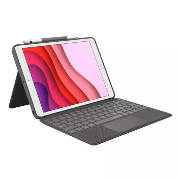 Funda con teclado Logitech Combo Touch para iPad 7.ª, 8.ª, 9.ª generación