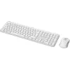 Logitech MK950 Signature teclado y ratón finos incluidos oficina RF Wireless + Bluetooth QWERTY danés finlandés noruego sueco blanco
