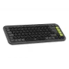 Conjunto de teclado y ratón Logitech POP Icon QZERTY Bluetooth mini Graphite verde