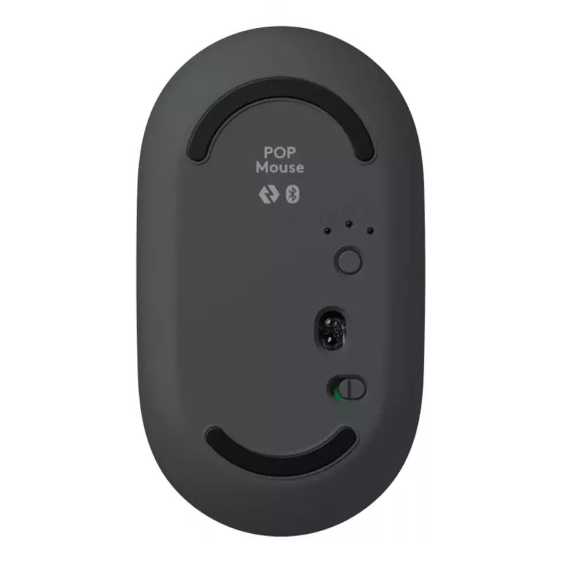Conjunto de teclado y ratón Logitech POP Icon QZERTY Bluetooth mini Graphite verde