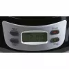 Cafetera de filtro Domo DO709K — semiautomática, depósito de agua de 1 L, jarra de 8 tazas, LCD, acero inoxidable/negro