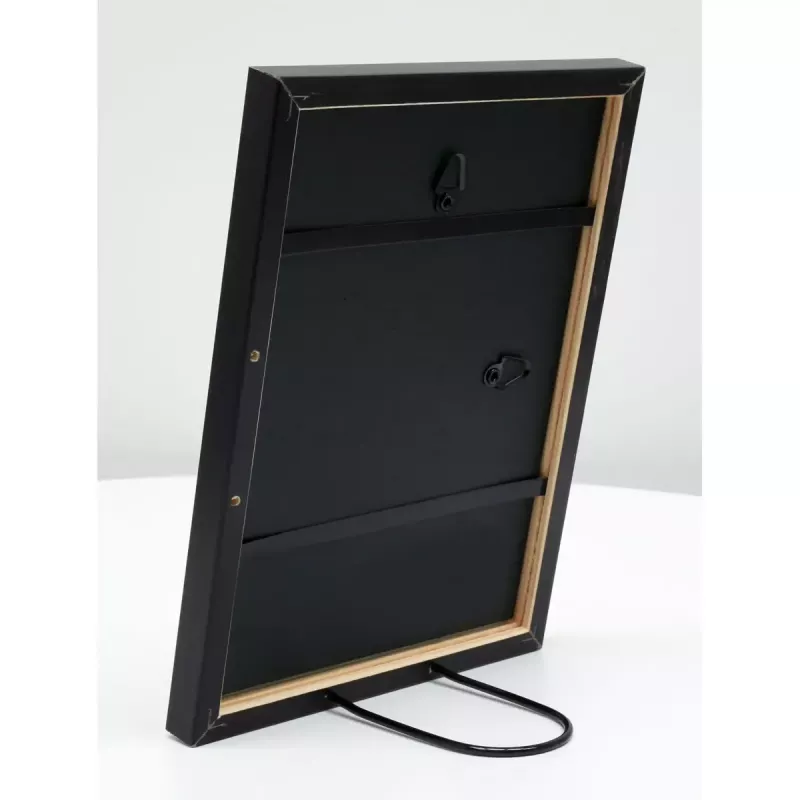 Marco individual Deknudt S41JL2 negro madera 318x232mm