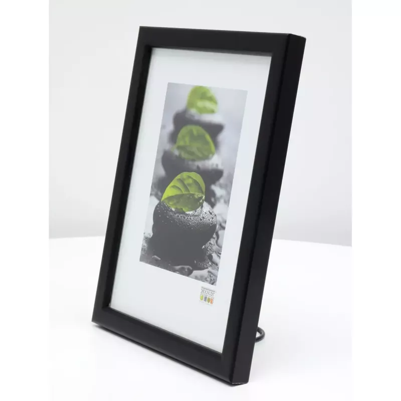 Marco individual Deknudt S41JL2 negro madera 318x232mm