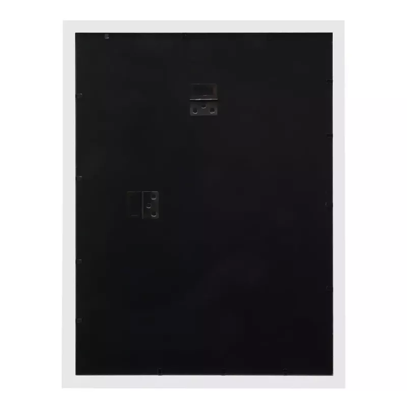 Marco individual Deknudt S66KF1 P1 blanco MDF cristal madera 30x40