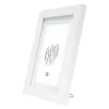 Marco individual Deknudt S66KF1 P1 blanco MDF cristal madera 30x40