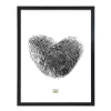 Marco individual Deknudt S44CF2 1 negro cristal MDF 150x200mm