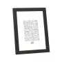 Marco individual Deknudt S44CF2 1 negro cristal MDF 150x200mm