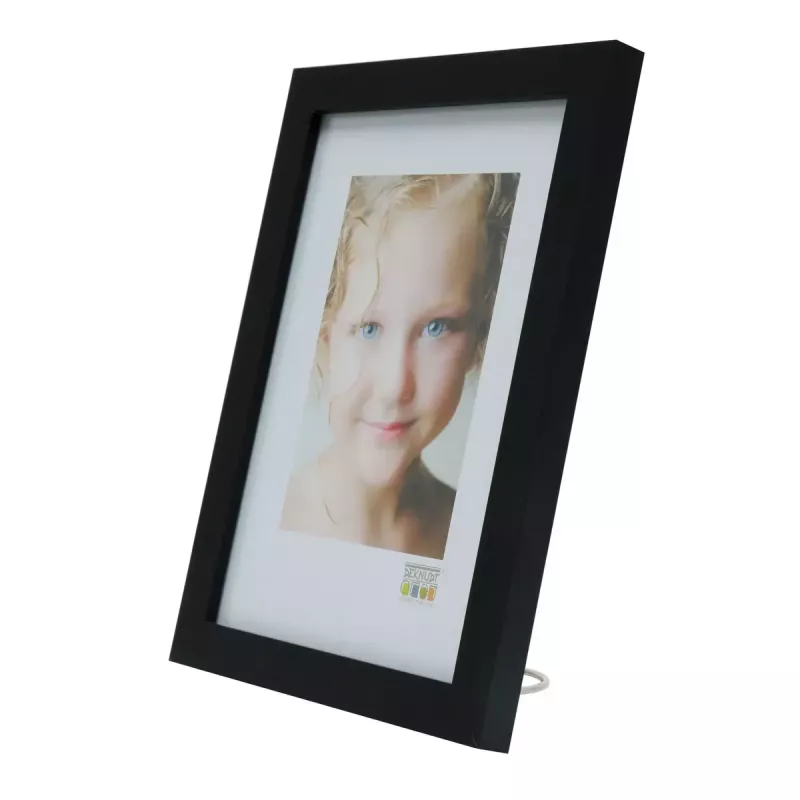 Marco individual Deknudt S44CF2 negro 20X30 cristal MDF