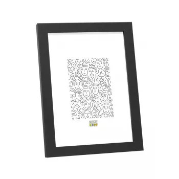 Marco individual Deknudt S44CF2 negro 20X30 cristal MDF