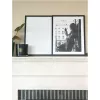 Marco individual Deknudt S44CF2 negro 30X45 cristal MDF