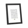 Marco individual Deknudt S44CF2 negro 30X45 cristal MDF