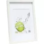 Marco de fotos Deknudt S40AK1 P1 30x40 madera blanca con paspartú