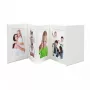 Álbum de fotos Deknudt Leporello blanco 8 hojas 10 x 15 cm