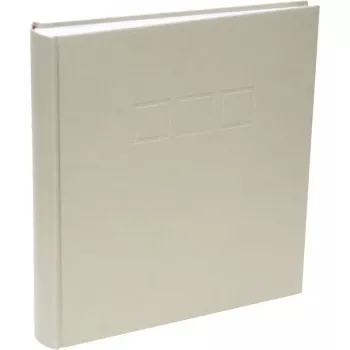 Álbum de fotos Deknudt A10D30100SI lino beige 30 x 33 cm 100 páginas