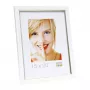 Marco de fotos individual Deknudt S46AF1 plata blanco 168x218mm