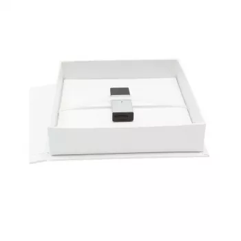 Álbum de fotos Deknudt S66DJ4 blanco caja de fotos piel sintética 130 mm