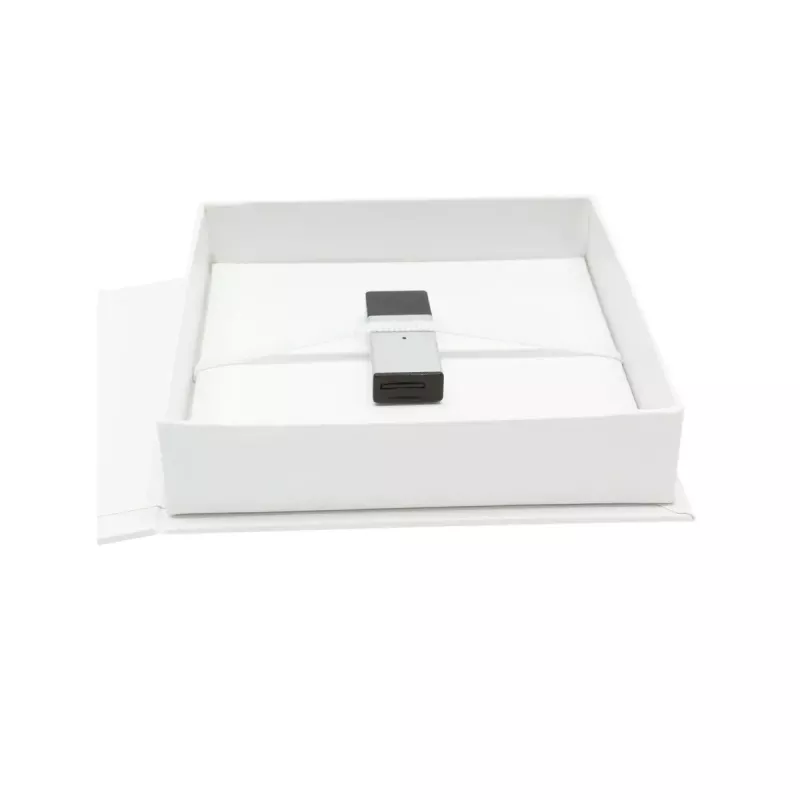 Álbum de fotos Deknudt S66DJ4 blanco caja de fotos piel sintética 130 mm