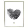 Marco de fotos individual Deknudt S41JD1 plata 311x434 mm