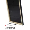 Marco de fotos individual Deknudt S41JL2 negro cartón vidrio madera