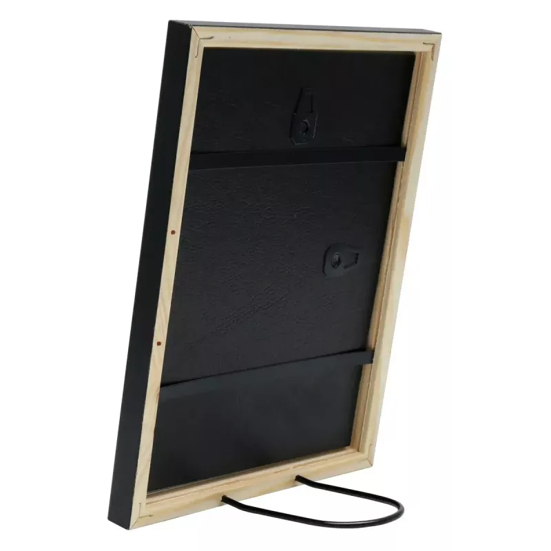 Marco de fotos individual Deknudt S41JL2 negro cartón vidrio madera