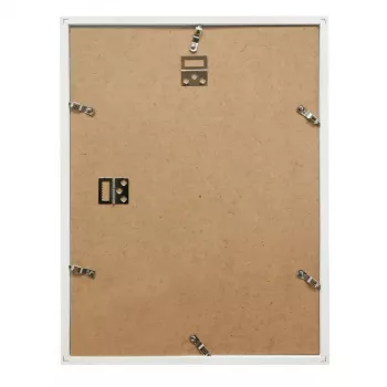 Marco de fotos individual Deknudt S46WG3 P1 blanco natural 199x259 mm