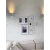 Set de marcos de fotos Deknudt S46YK1 blanco MDF vidrio madera