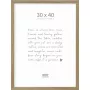 Marco de fotos Deknudt S47CJ1 roble macizo 30×40 cm – para pared y sobremesa