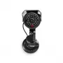 Nedis DUMCBS10BK Cámara de seguridad falsa, negra, para exteriores