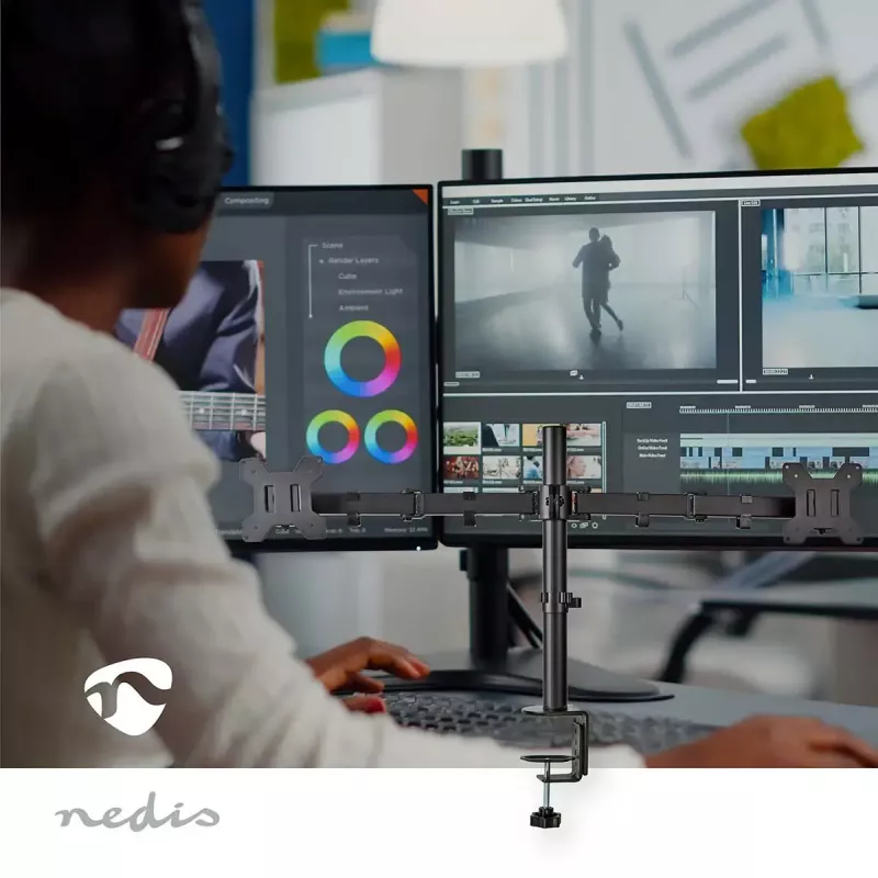 Soporte de monitor Nedis MMDOS110BK 81,3 cm 32