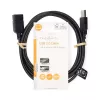 Nedis CCGL60010BK20 Cable alargador USB 2.0, A macho a A hembra, 2 m, negro