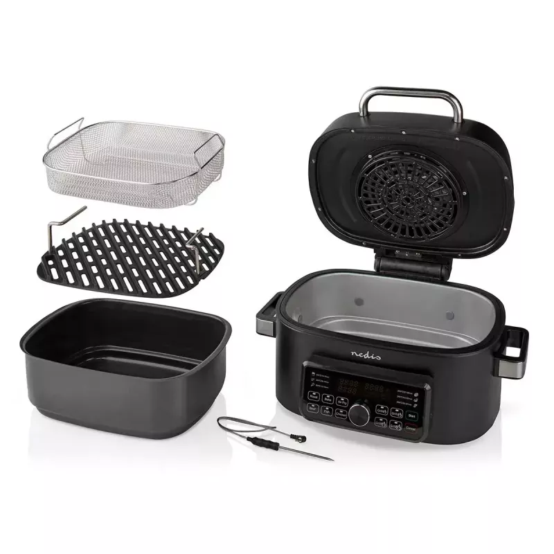 Freidora de aire Nedis KAAFG600BK 6 L 1660 W negra