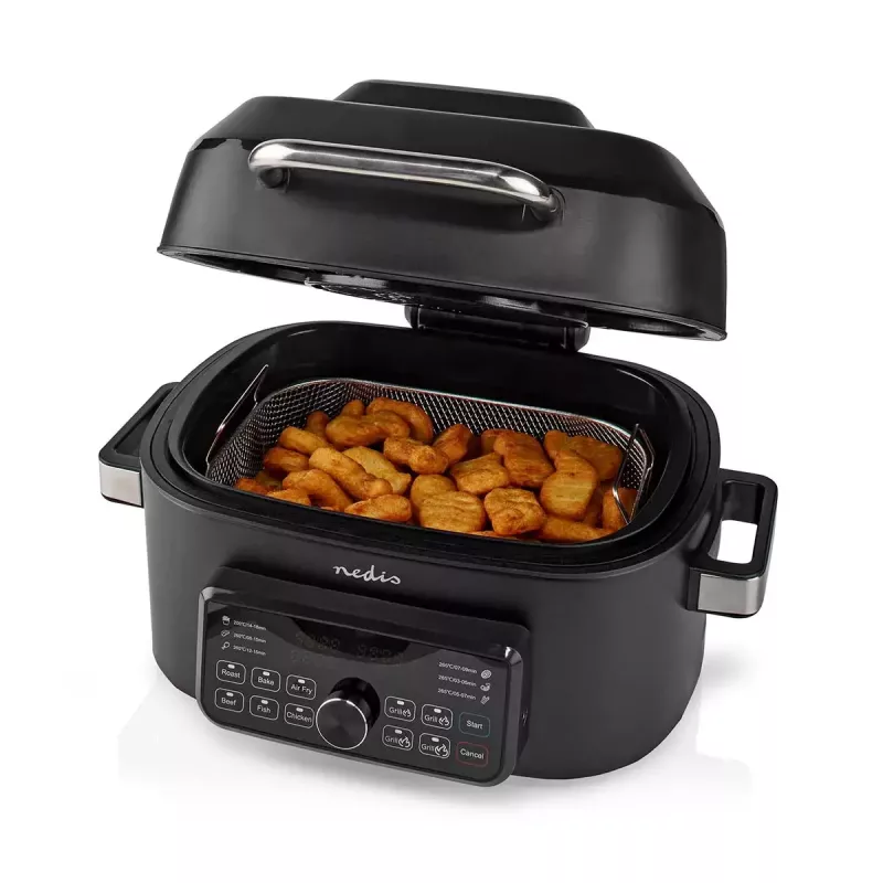 Freidora de aire Nedis KAAFG600BK 6 L 1660 W negra