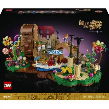 Set LEGO Ideas 21360 Willy Wonka y la fábrica de chocolate – set de construcción coleccionable de LEGO, número de set 21360
