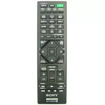 Mando a distancia Sony RMT-AM420U – mando de repuesto para determinados dispositivos Sony, funcionamiento por infrarrojos, diseño compacto de mano
