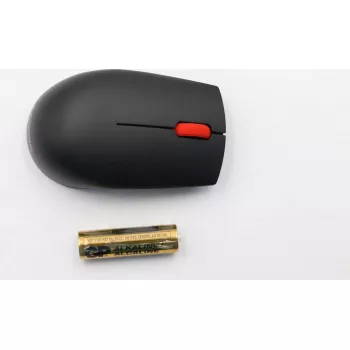 Ratón inalámbrico Lenovo 03X7597 — diseño ergonómico compacto, receptor USB, sensor óptico