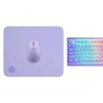 Alfombrilla de ratón Steelseries QcK M Lavender 320x270 mm microfibra