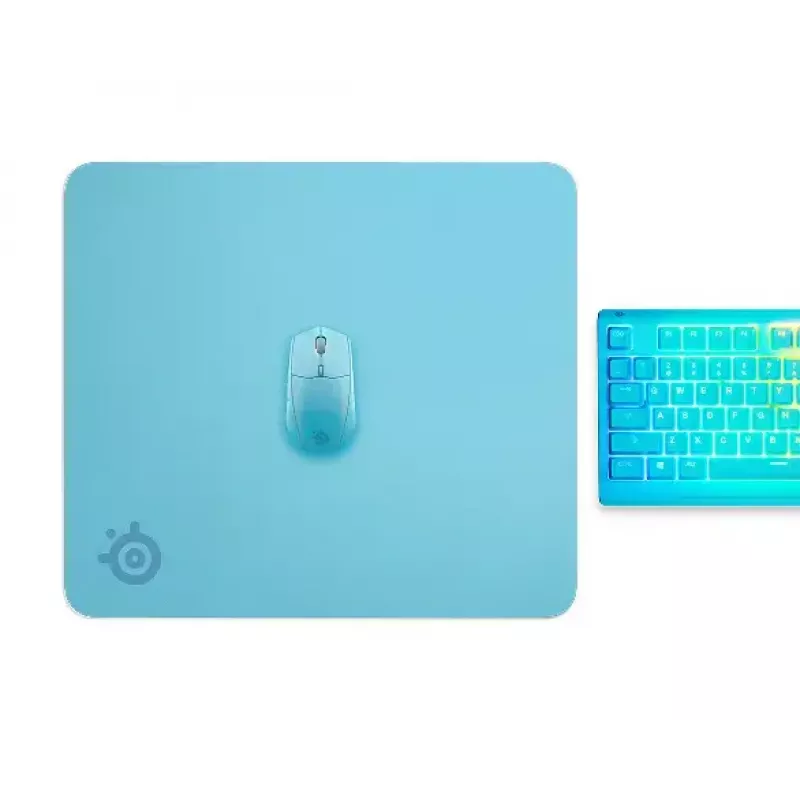 Alfombrilla de ratón Steelseries QcK Large Aqua 490x420mm microfibra