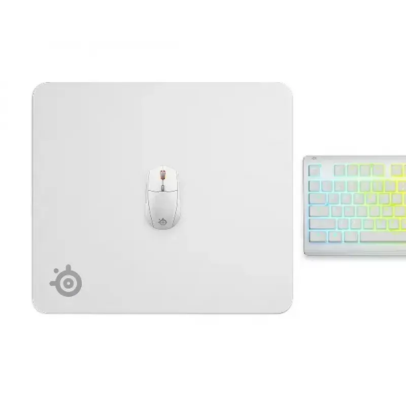 Alfombrilla de ratón Steelseries QcK Large White 490x420mm microfibra