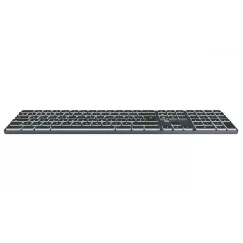 Teclado de tamaño completo LogicKeyboard SKB-TM-UK USB + Bluetooth, QWERTY UK English, Titanium