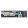 Teclado Bluetooth de tamaño completo LogicKeyboard LKB-MCOM4-TM — distribución alemana QWERTZ, 109 teclas, Titanium gris