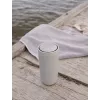 Vaso térmico Stelton To Go Click 400 ml gris tapa de acero inoxidable interior de polipropileno 72×80 mm