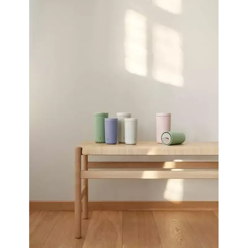 Stelton To Go Click 400 ml rosa polipropileno acero inoxidable