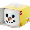 Storage Head Snowman large by room copenhagen — contenedor de almacenamiento de juguetes compatible con LEGO, blanco