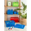 Storage Brick 4 tapa Translucent (verde claro/transparente) de room copenhagen – contenedor de almacenamiento de plástico compatible con LEGO