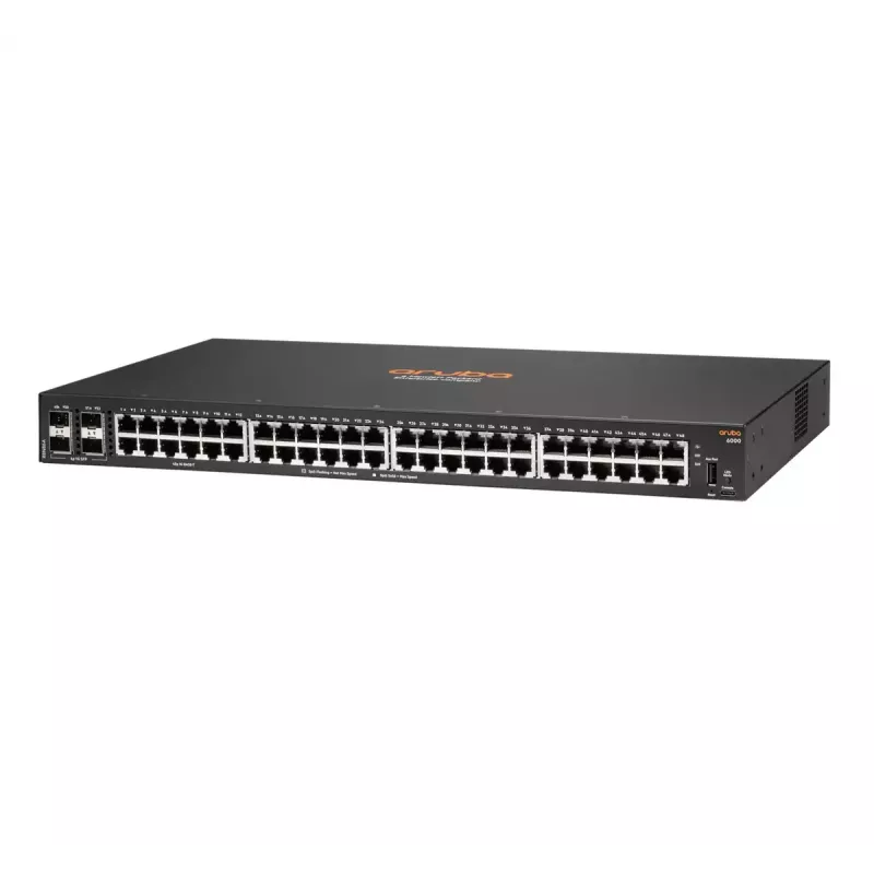 Switch gestionado Aruba 6000 48G 4SFP L3 Gigabit Ethernet 1U