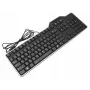 Teclado con cable Dell CWFJ4 USB, 104 teclas, tamaño completo, conector USB-A